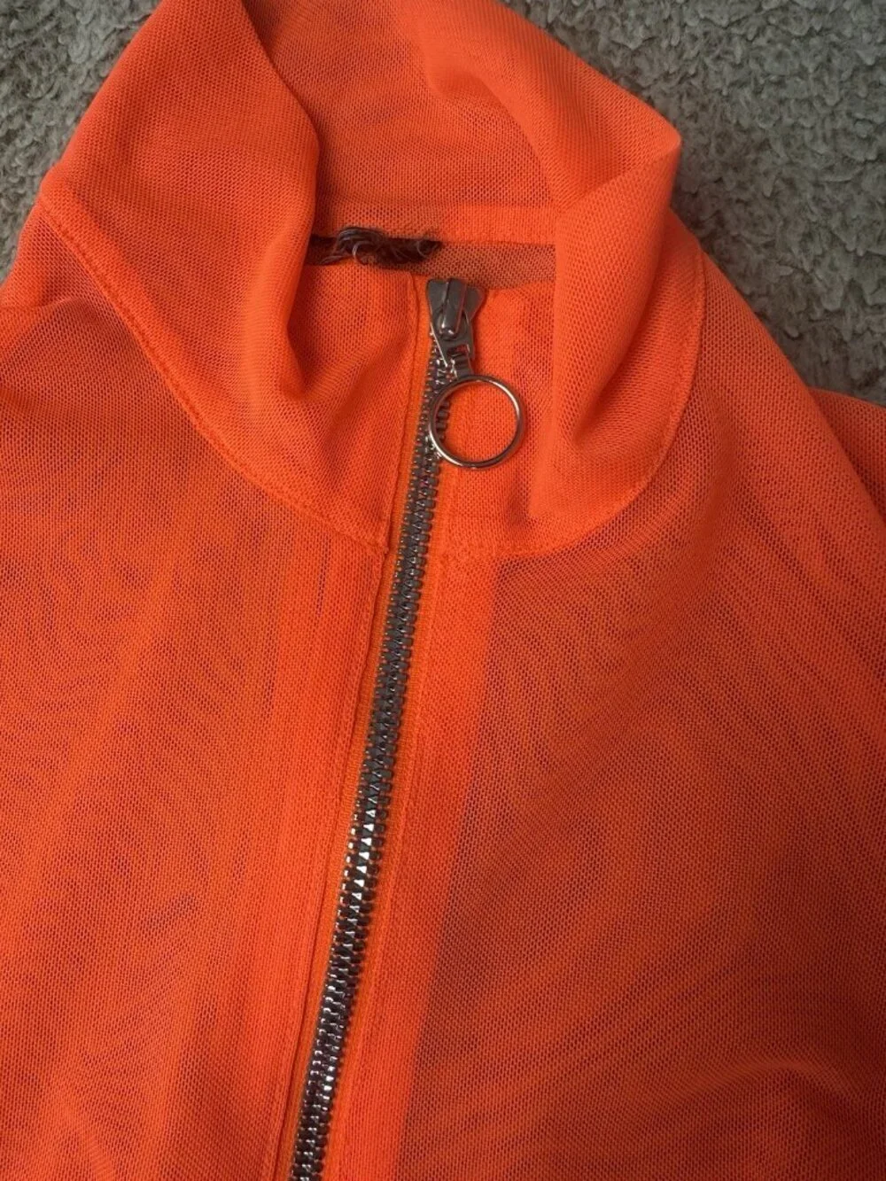 NIKE ICON CLASH MESH WOMEN’S BODYSUIT ORANGE